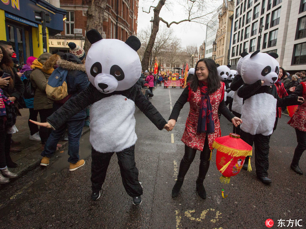 倫敦舉行游行慶典慶祝新春 【2】