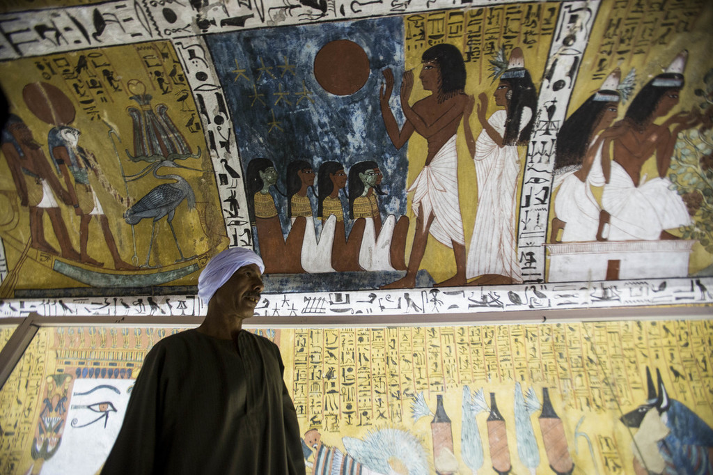 埃及盧克索古城遺址新發現一座法老墓葬 可追溯至第十八王朝。東方IC供圖