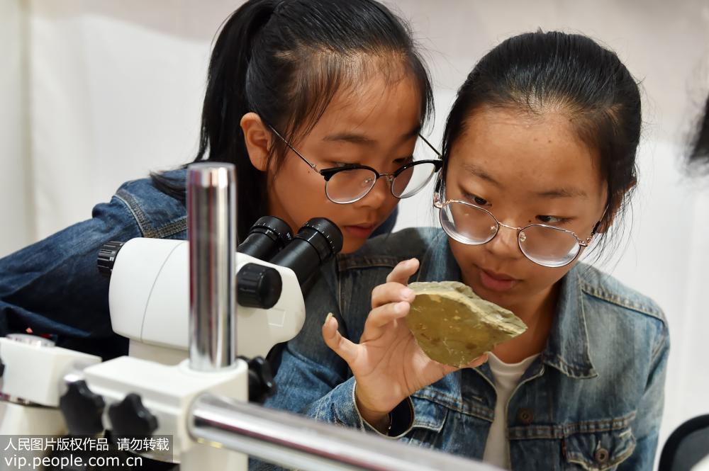 北京：親子互動 體驗化石發掘樂趣