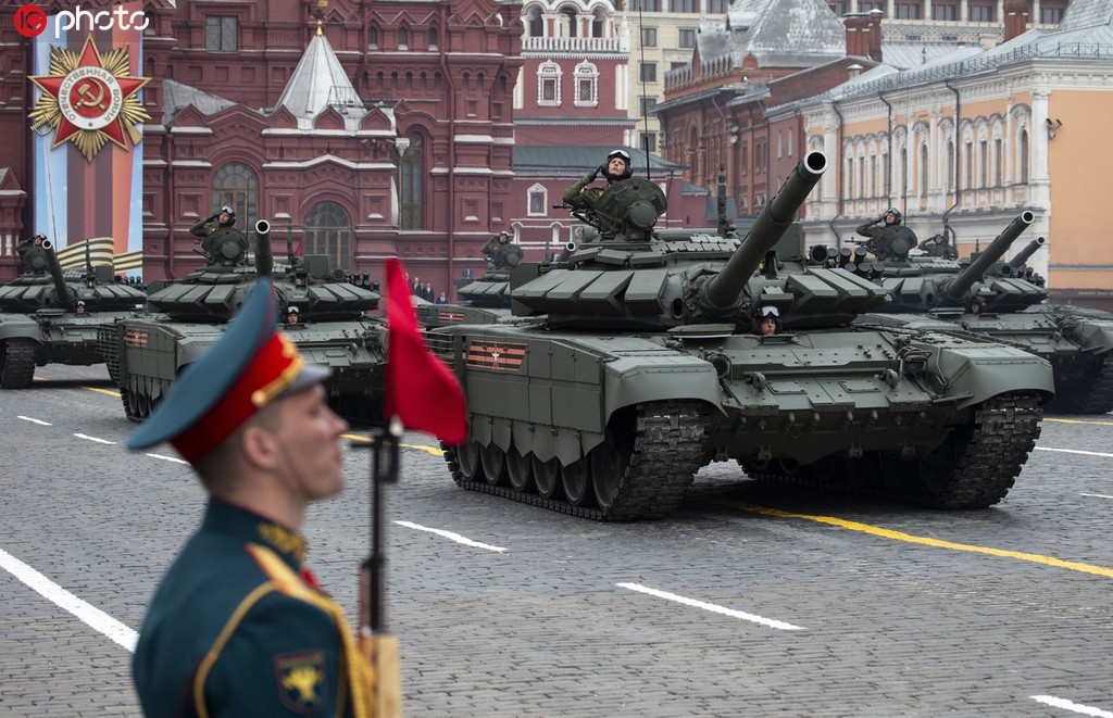 5月9日，莫斯科紅場舉行一年一度的閱兵式，紀念衛國戰爭勝利74周年。