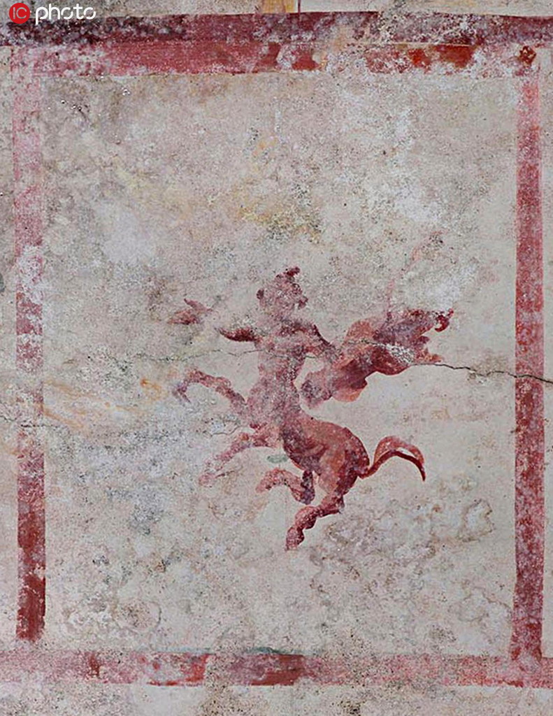 意工程團隊修復古羅馬帝國皇宮時發現密室 可見大量精美壁畫【4】