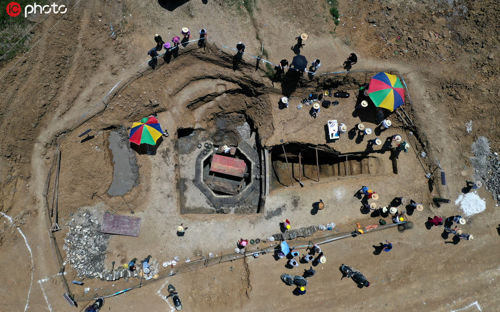 合肥發現千年古墓群 “八邊形”磚室墓非常罕見【5】
