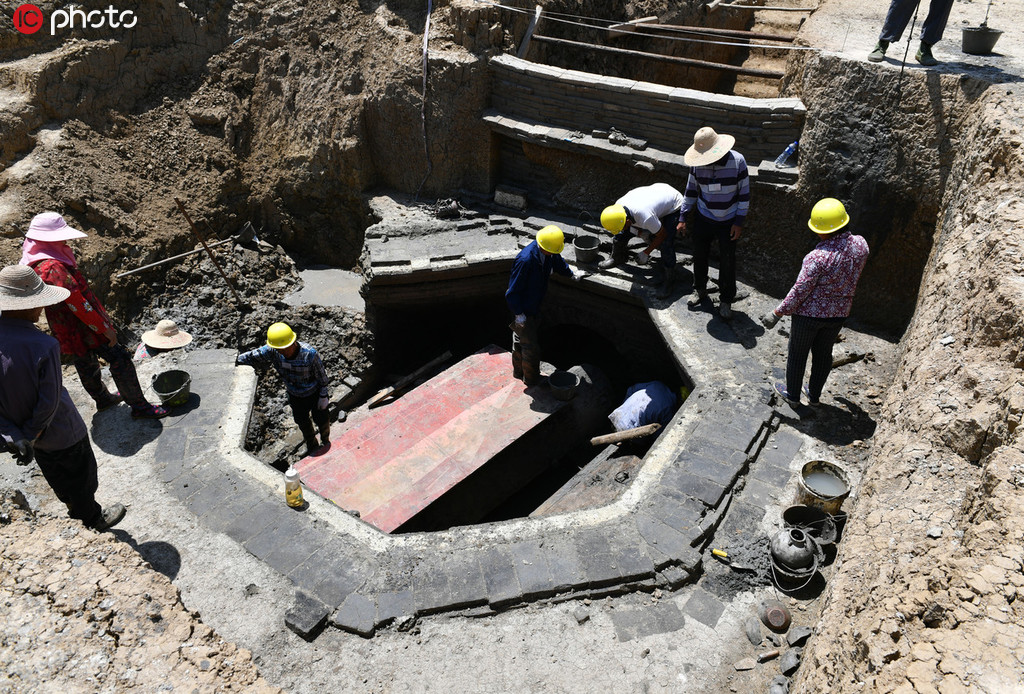 合肥發現千年古墓群 “八邊形”磚室墓非常罕見