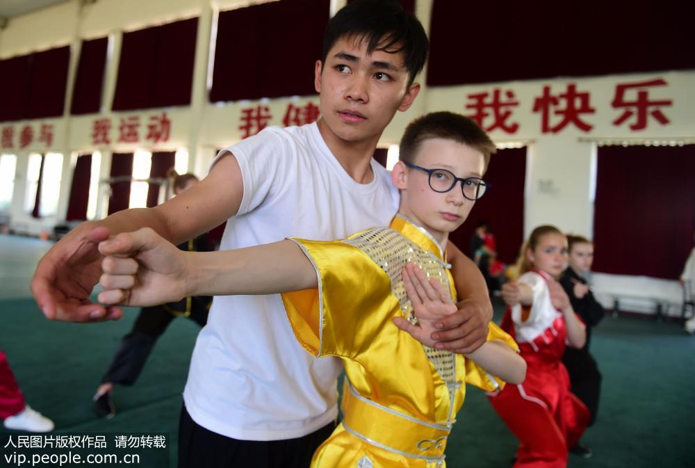 河北滄州：俄羅斯兒童參加武術夏令營【3】