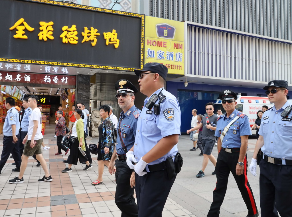 中意警方啟動第三次在華警務聯合巡邏 