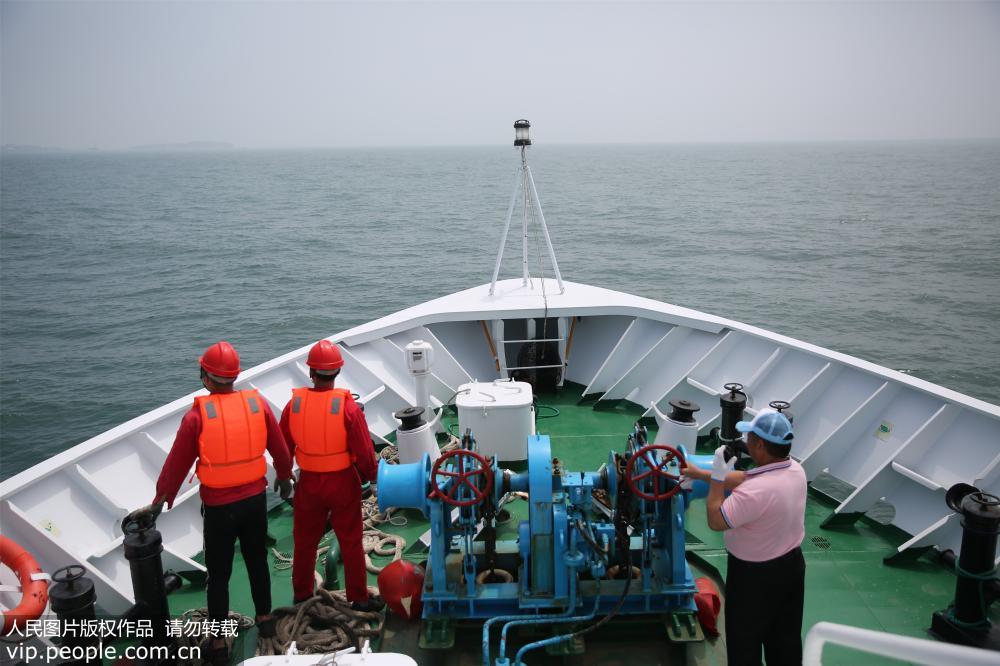 6月26日，中韓漁業資源聯合增殖放流活動在山東青島舉行。