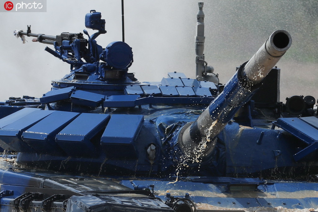 俄羅斯舉行“國際軍事比賽-2019” 參賽坦克燃爆全場【2】