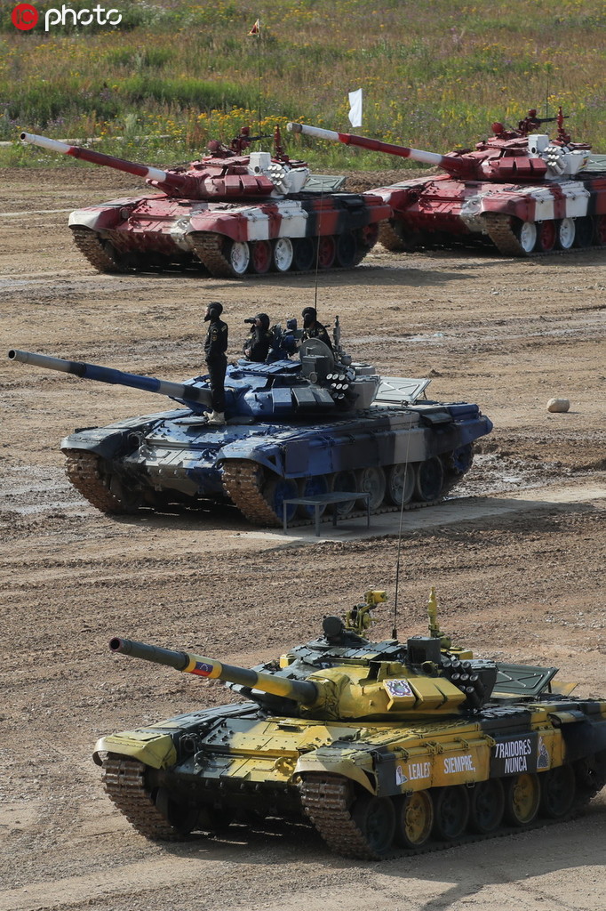 俄羅斯舉行“國際軍事比賽-2019” 參賽坦克燃爆全場【8】