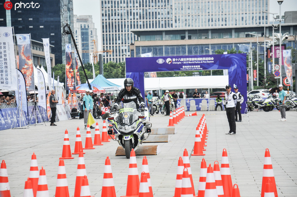 第十八屆世警會警用摩托車技能賽在成都開賽【3】