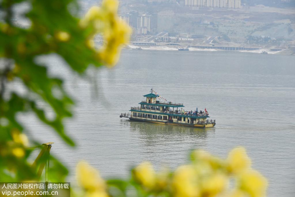 長江三峽庫區上游水位達到164.66米 又現高峽平湖美景【2】
