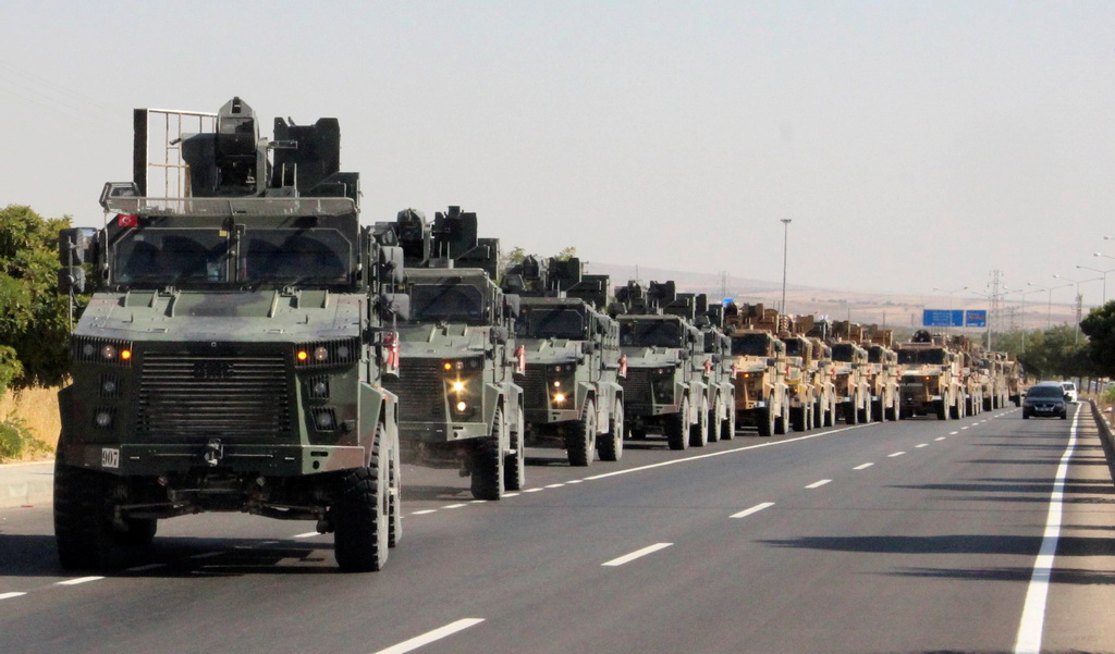 土耳其军队在土叙边境集结 第1页