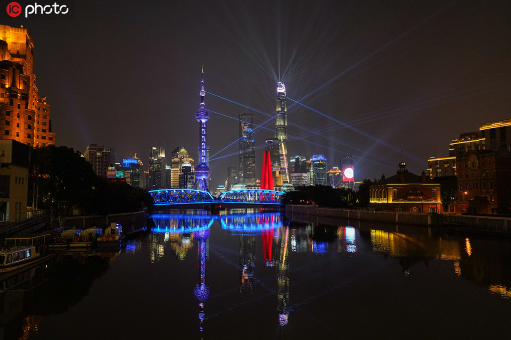 黃浦江兩岸再次上演光影秀！開放的上海歡迎八方客人【6】