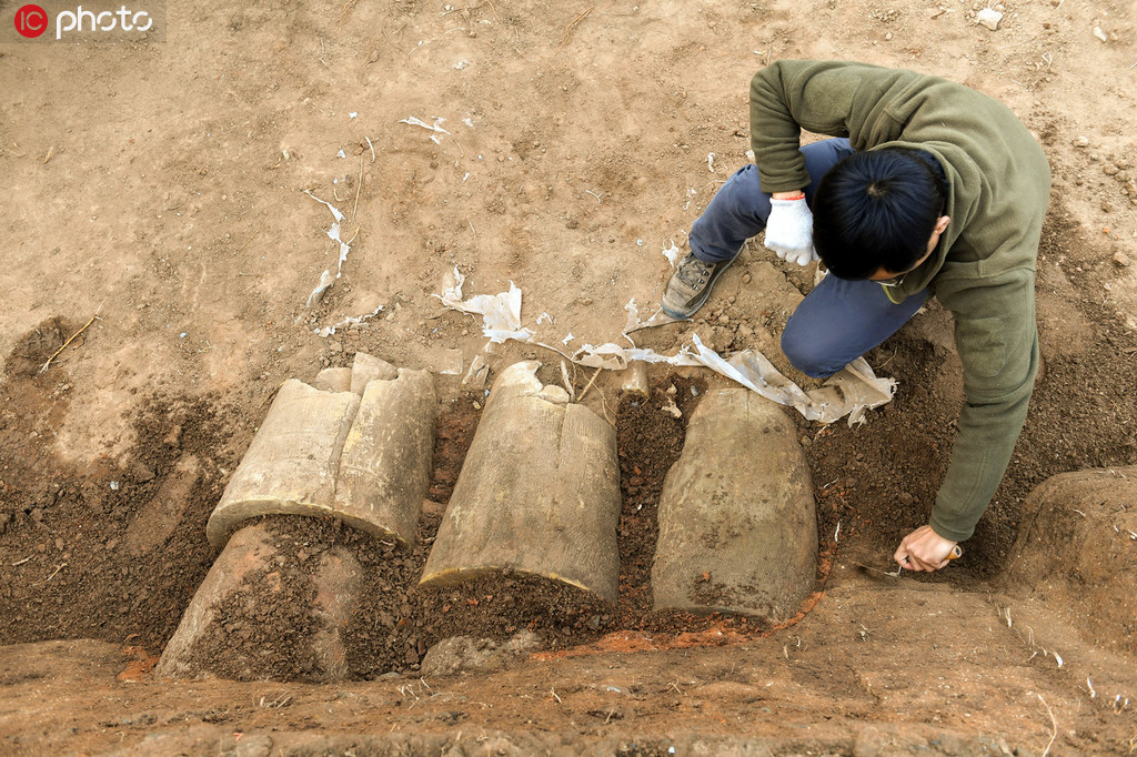 青島琅琊台遺址考古發掘發現秦漢時期排水系統【9】