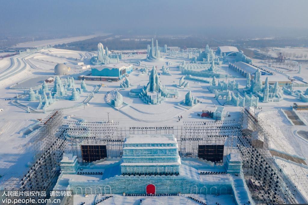 哈爾濱冰雪大世界 感受唯美的冰雪建筑