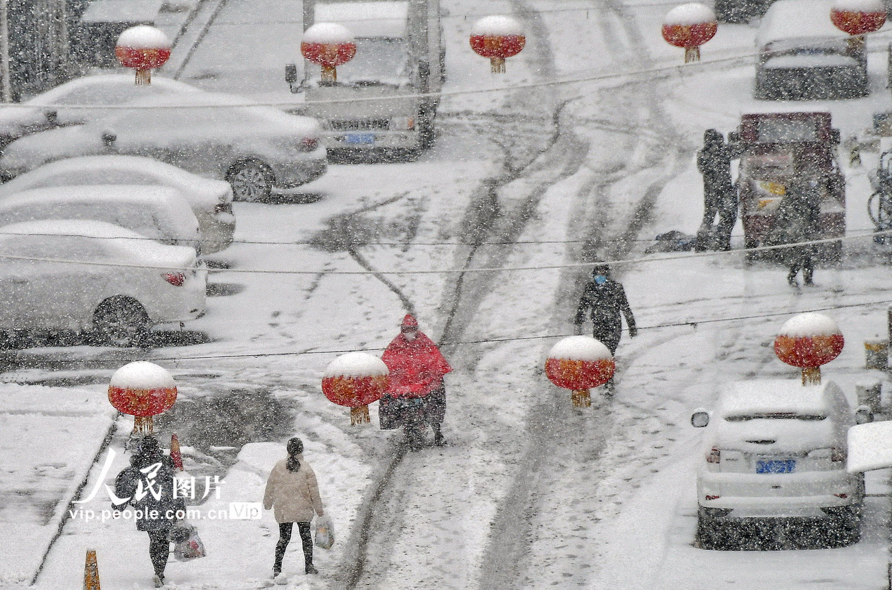 2020年2月15日，山東煙台出現大范圍降雪天氣。