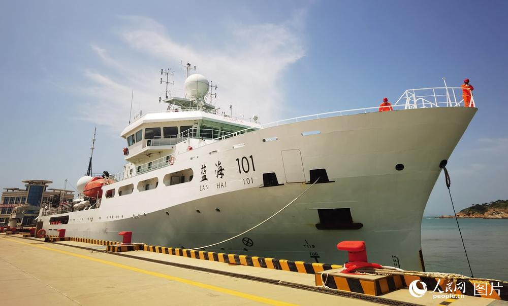  “藍海101”號科考船完成科考任務返回青島