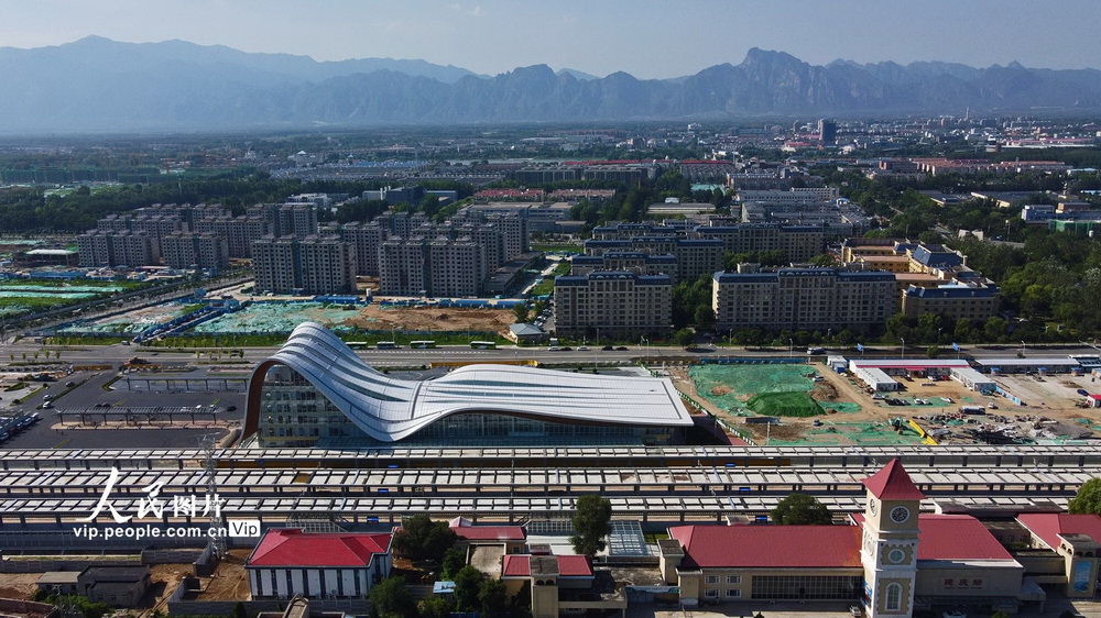2020年7月20日，北京冬奧會交通服務配套設施京張高鐵延慶站外貌。