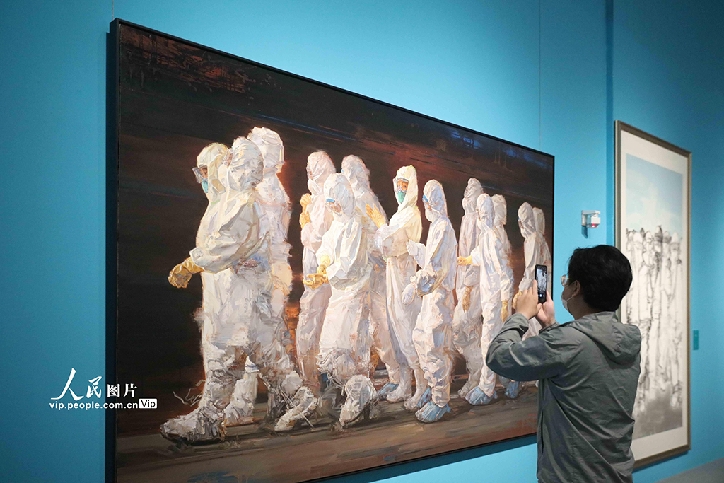 眾志成城——抗疫主題美術作品展在中國國家博物館開展【8】