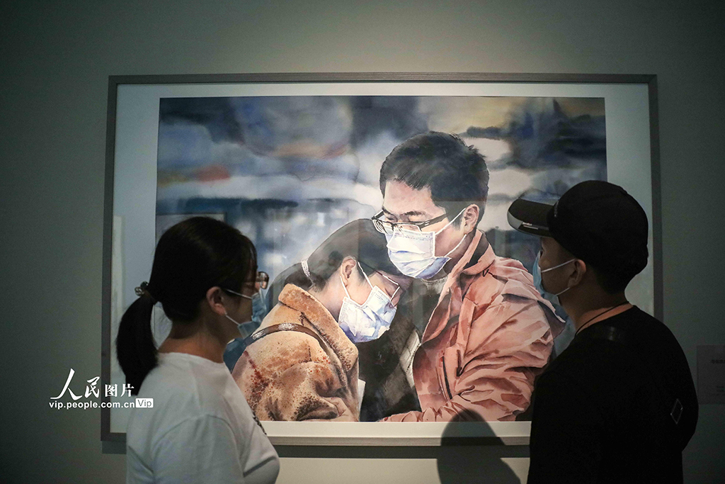 眾志成城——抗疫主題美術作品展在中國國家博物館開展【14】