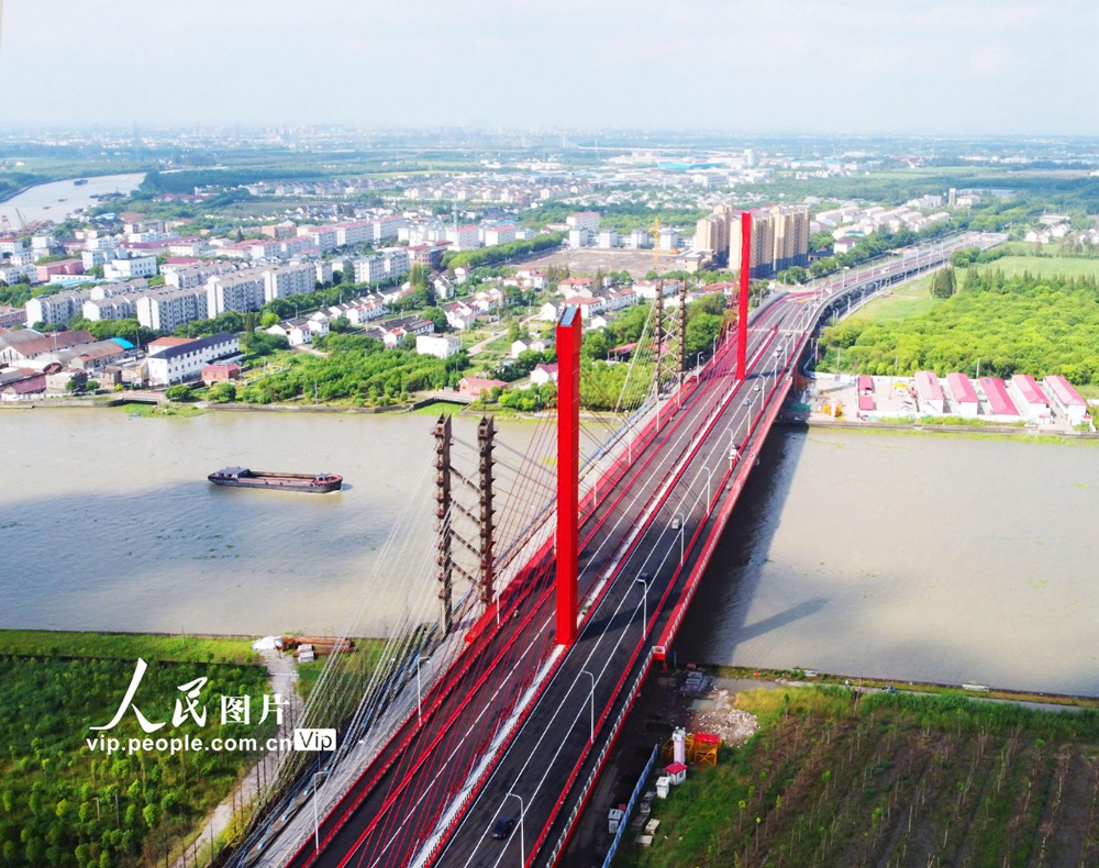 上海：泖港大橋北幅新橋開通【2】
