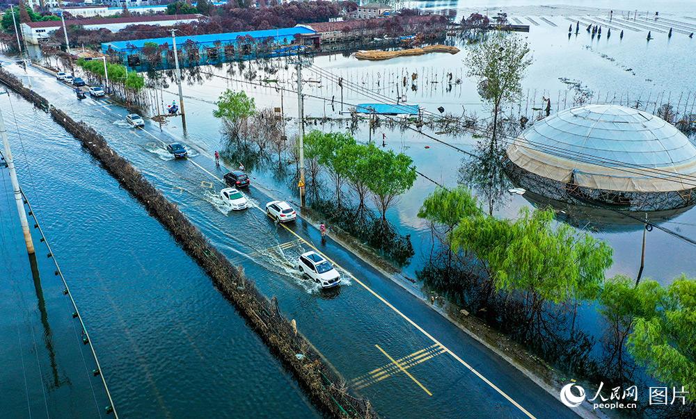安徽廬江：國道G330水淹路段全部出水【6】