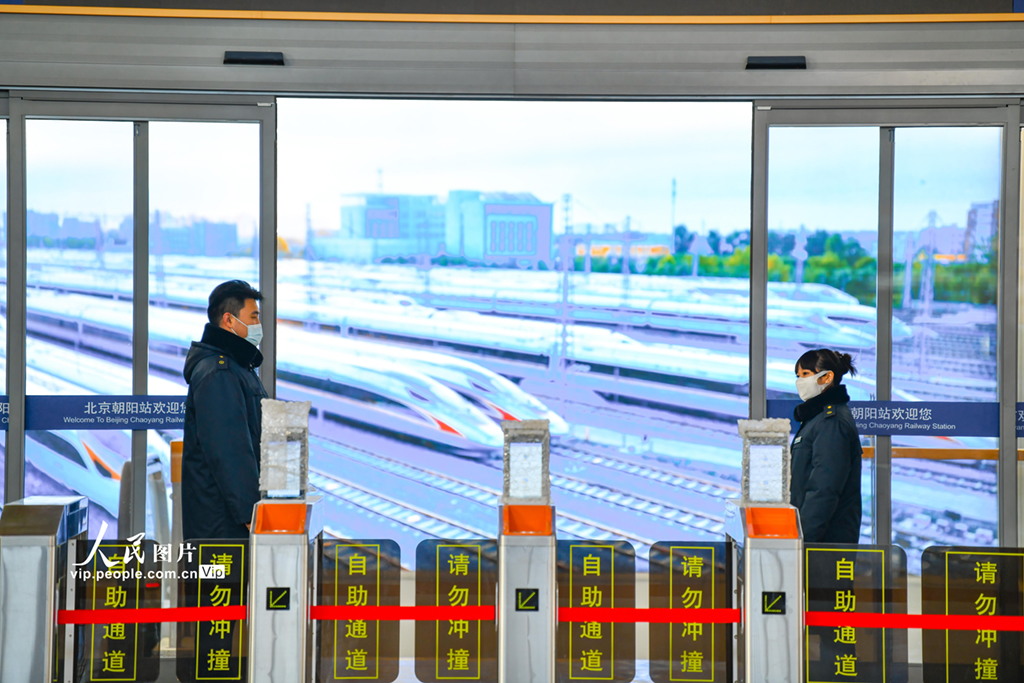 京哈高鐵開通在即 北京朝陽站進行最后收尾工作【2】