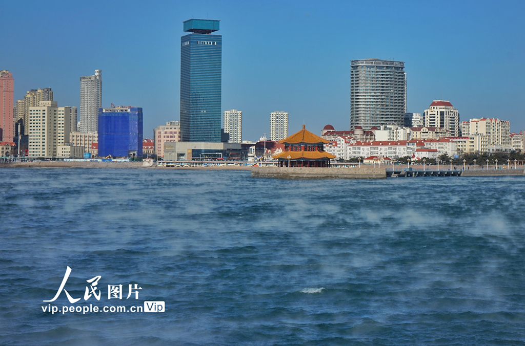 寒潮來襲 青島海面出現“海浩”奇觀【9】