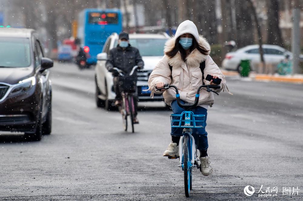 北京迎來2021年首場降雪【2】