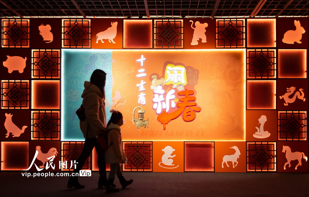 2月6日，觀眾在南京博物院“十二生肖鬧新春”專題文物展上參觀。