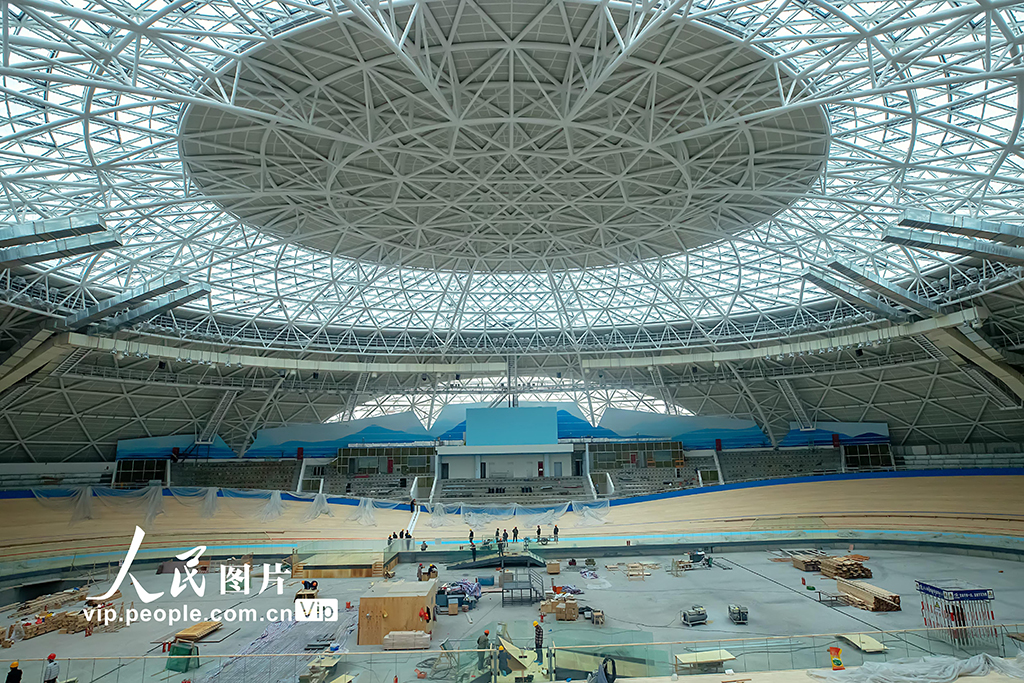 浙江：亞運會淳安場地自行車館建設沖刺收尾【10】