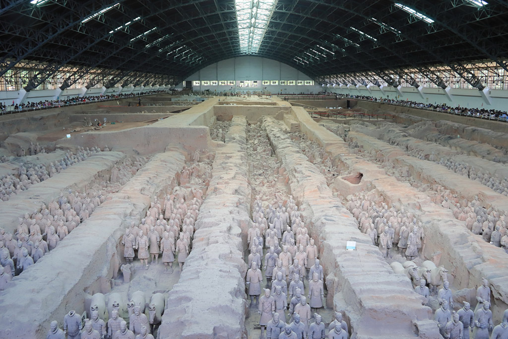 秦始皇兵馬俑博物館迎來眾多游客