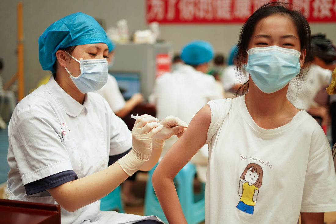 12至17歲人群接種新冠疫苗有序進行
