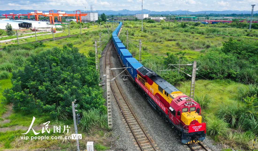 中緬新通道（仰光-臨滄-成都）首運抵達成都國際鐵路港【5】