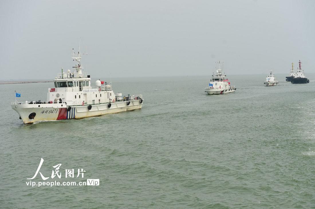 2021年9月16日，渤西海事協同共治示范區海事執法船進行第一次聯合巡航。