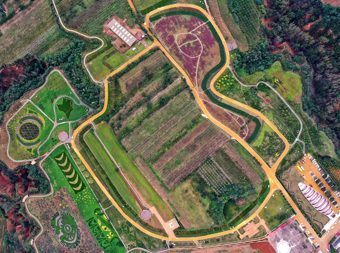 這是10月15日拍攝的仰韶村國家考古遺址公園（無人機照片）。新華社記者 李安 攝
