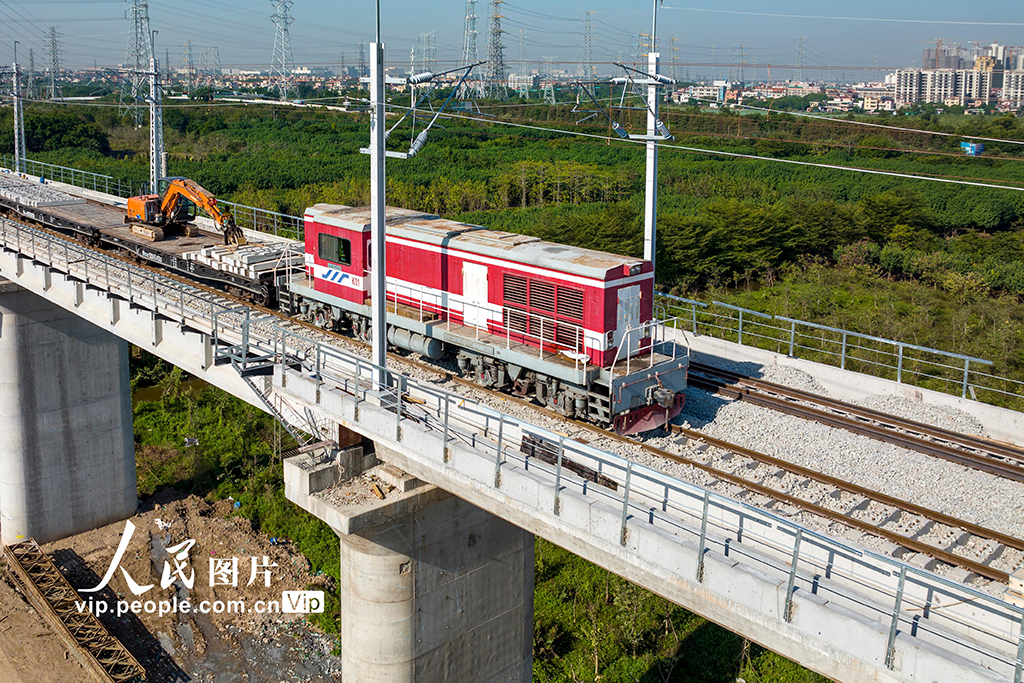 廣州：南沙港鐵路施工建設進入最后沖刺階段【4】