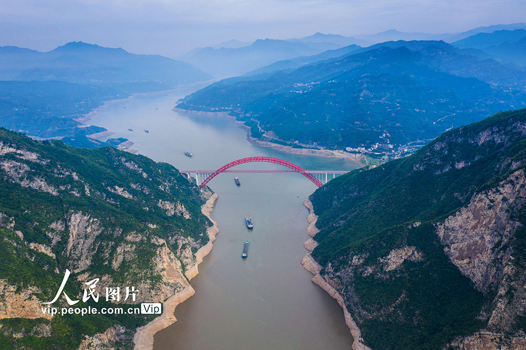 湖北宜昌：三峽水庫水位提前消落至145米【3】