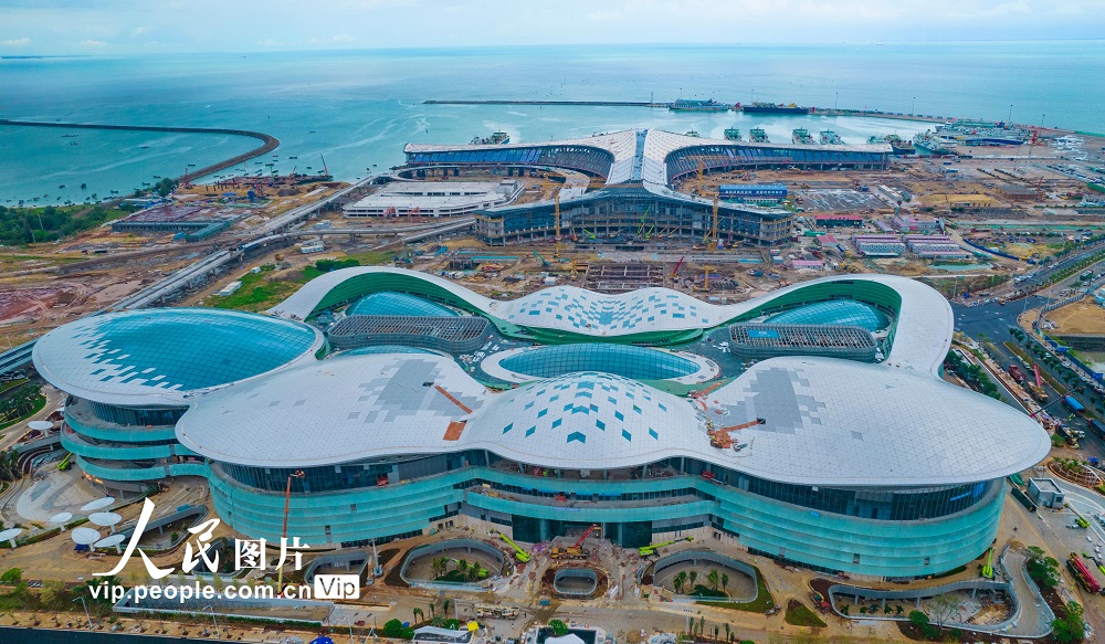 海南：海口国际免税城项目建设稳步推进