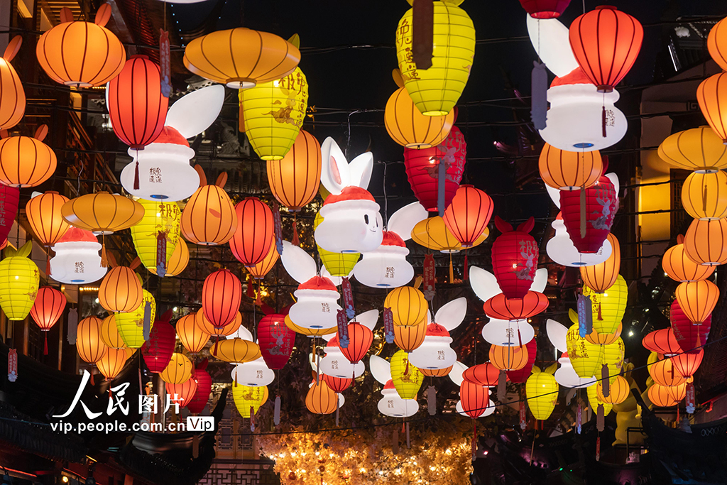 上海：豫園兔年燈會流光溢彩【5】