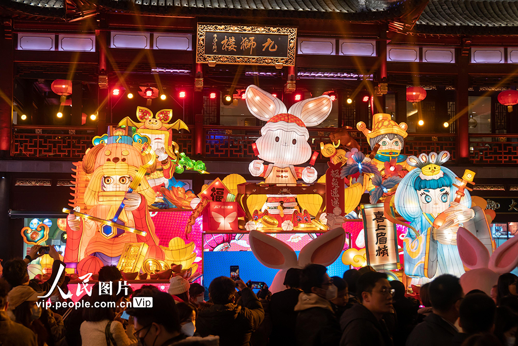 上海：豫園兔年燈會流光溢彩【7】