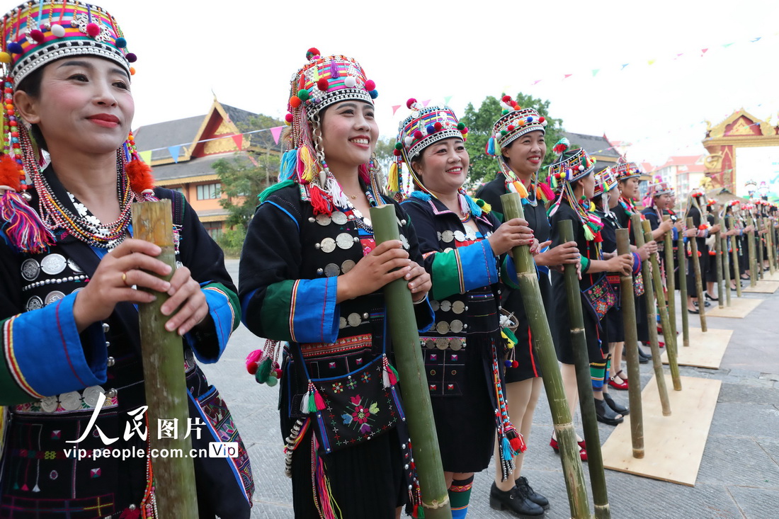 雲南勐臘：哈尼族同胞歡度“嘎湯帕”節