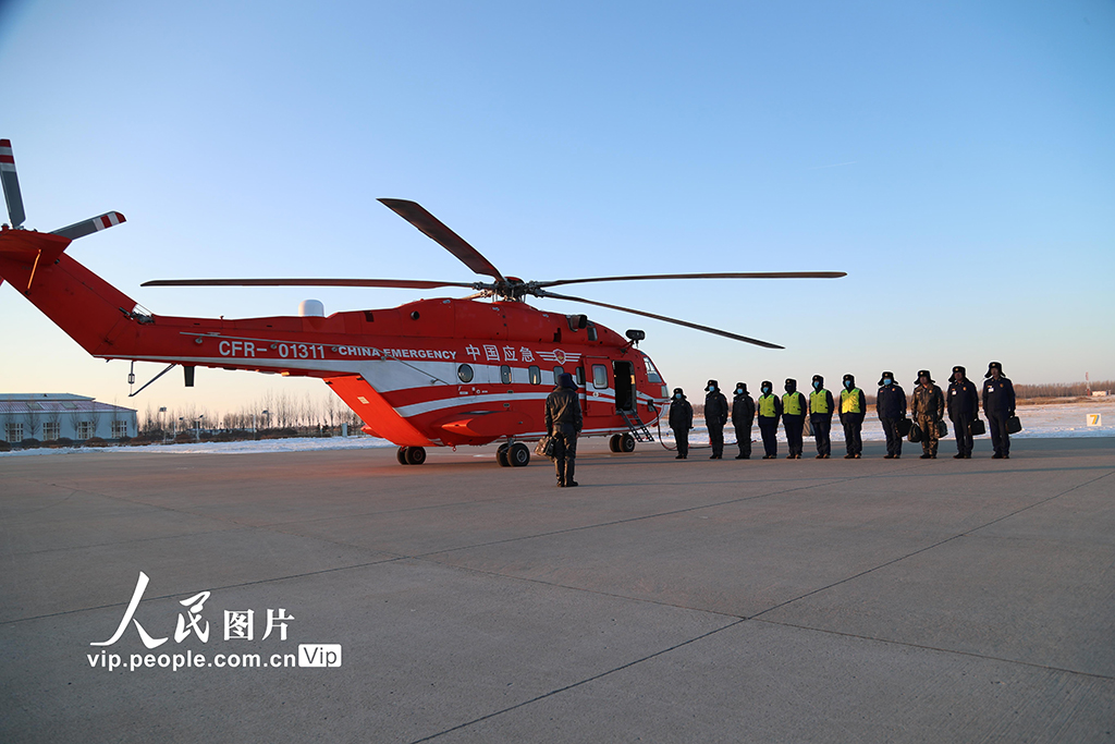 國家消防救援局大慶航空救援支隊年度首飛