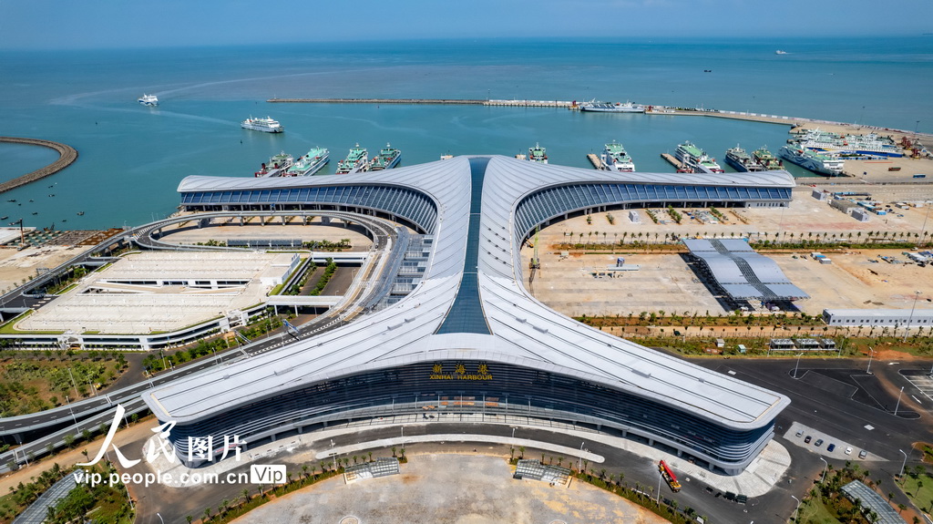 海口新海港综合交通枢纽站项目进入收尾阶段