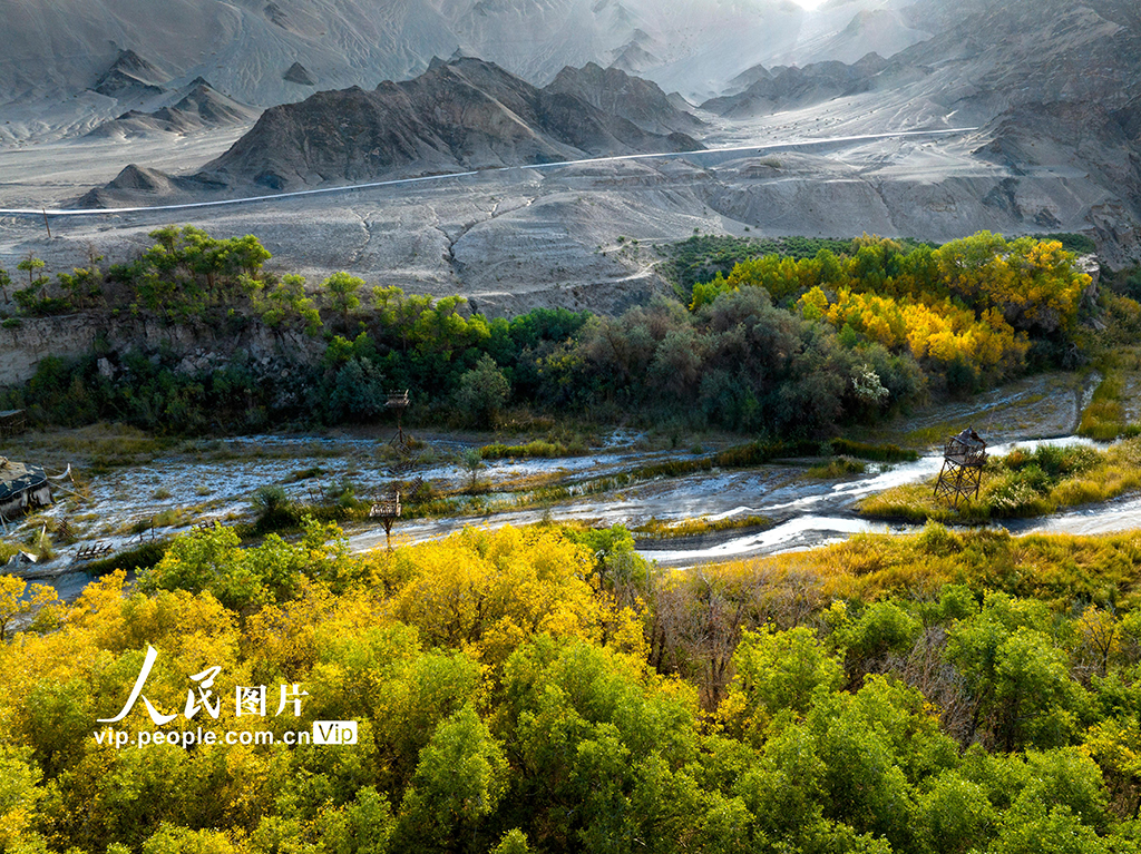  Aksay, Gansu: Euphrates Gorge is beautiful in autumn