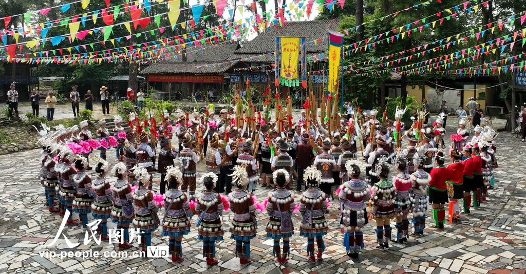 廣西柳州：蘆笙起舞 慶祝豐收