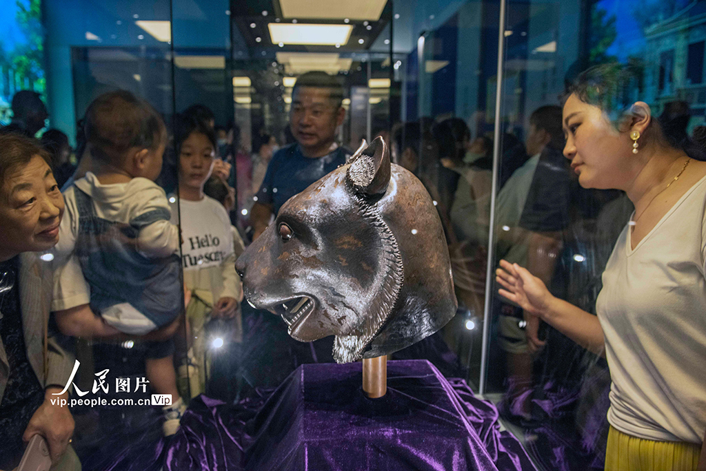 江蘇淮安：假日圓明園獸首特展人氣旺【2】