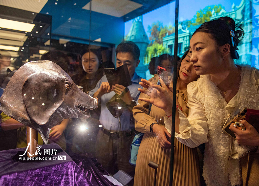 江蘇淮安：假日圓明園獸首特展人氣旺【6】