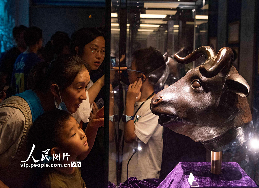 江蘇淮安：假日圓明園獸首特展人氣旺【8】
