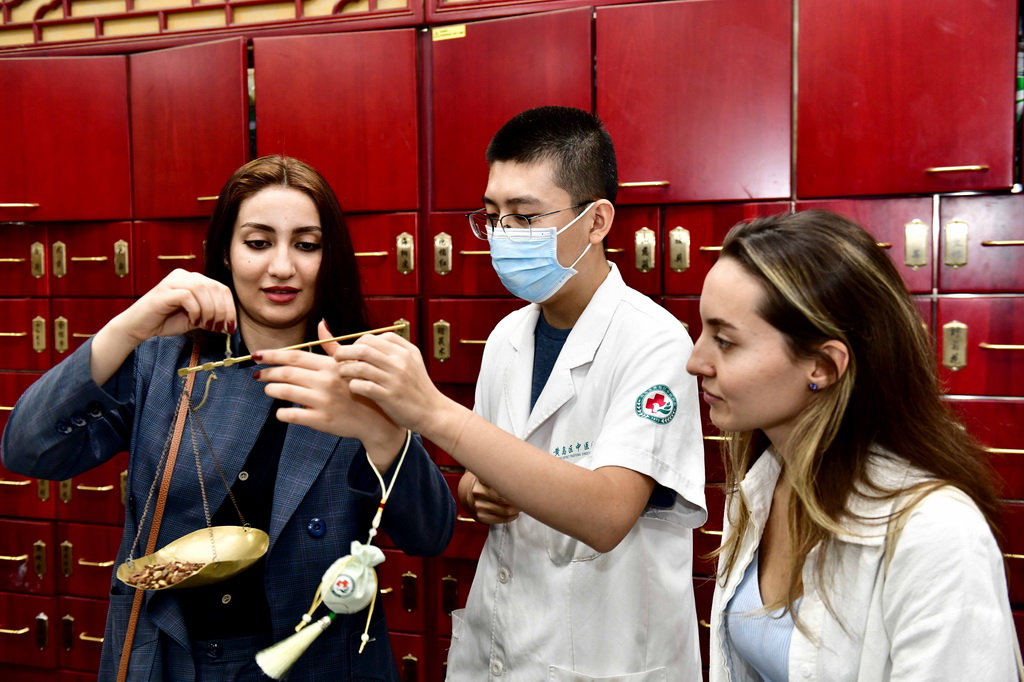 共建“一帶一路”國家留學生感受中醫藥文化魅力