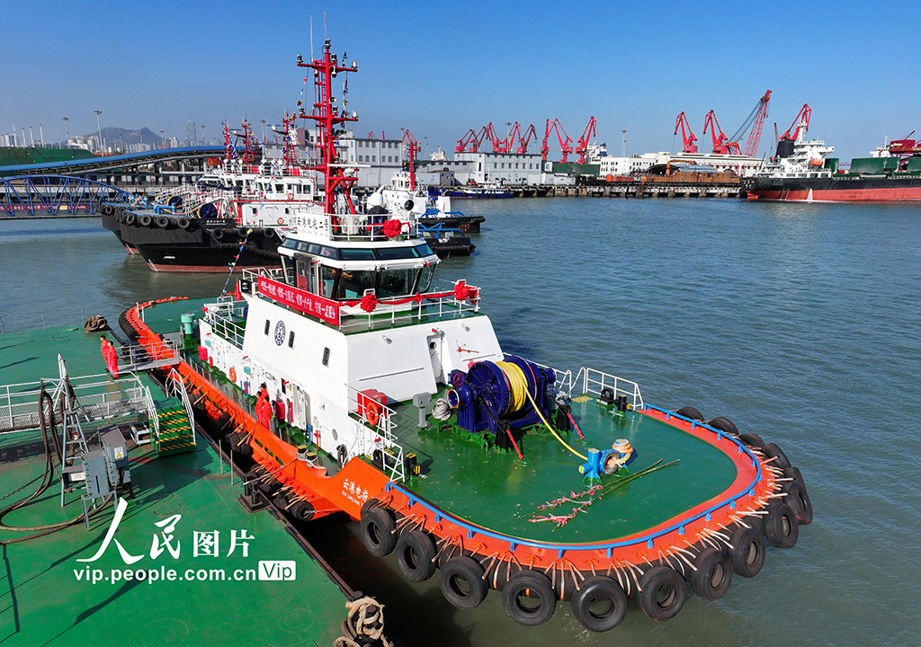 江蘇連雲港：純電動拖輪“雲港電拖二號”交付使用【4】